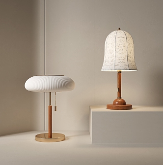 Modern medieval table lamp 3d model