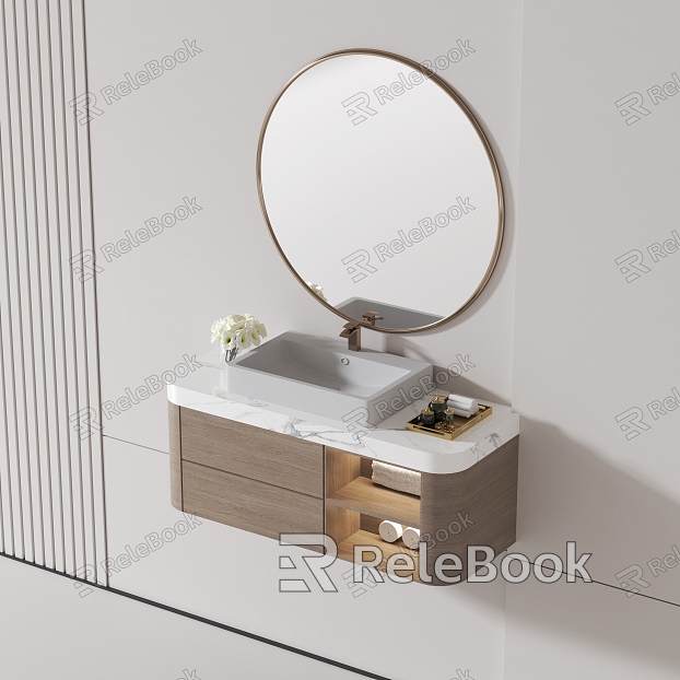 Bathroom basin model