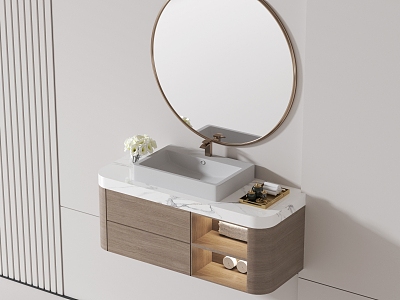 Bathroom basin model