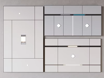 Integrated honeycomb large plate ceiling aluminum gusset ceiling heater integrated bath heater 3d model