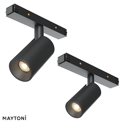 Modern Black Downlights And Spotlights For Home Interior Ceiling Lighting 3d model