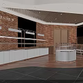 Modern Supermarket Grocery Store Interior With Organized Shelves And Fresh Produce