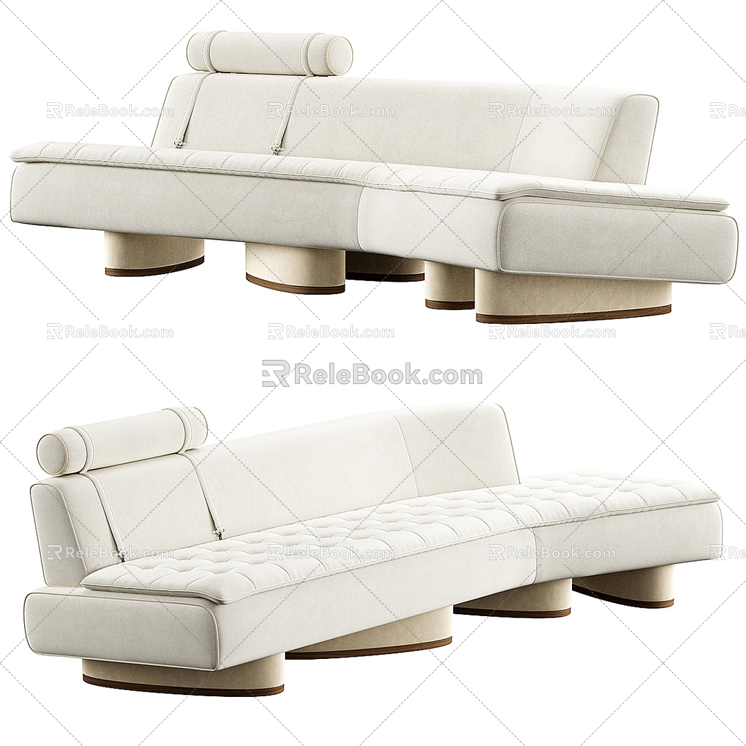 Modern Multiplayer Sofa 3d model