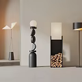 Wind floor lamp 3d model