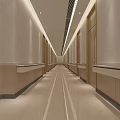 Modern Hospital Lobby Interior With Nurse Station And Wooden Reception Counter