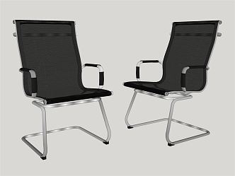 Modern Office Chair Grid Office Chair 3d model