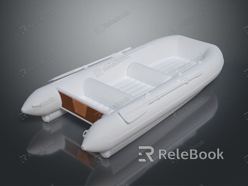 Modern Hovercraft Kayak Kayak Kayak Rubber Boat model