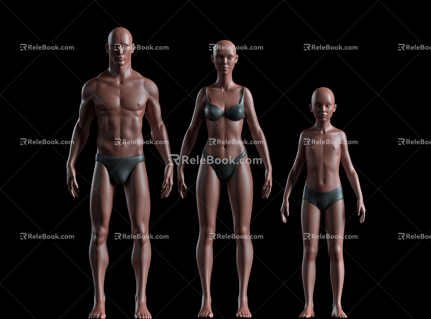 Multiplayer models 3d model