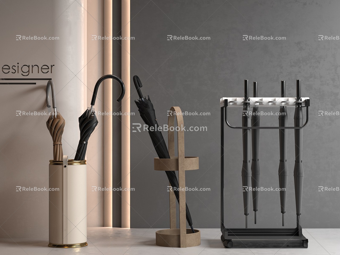 Umbrella umbrella stand 3d model