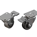 Metal Swivel Casters with Brake for Heavy Duty Furniture and Equipment