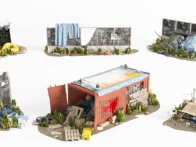 Industrial LOFT outdoor sketch outdoor sketch 3d model