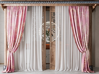 Curtains 3d model