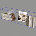 Stacked Books And Open Magazines With Interior Design Layouts And Varied Covers