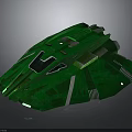 Green Interstellar Spaceship With Advanced Aerodynamic Design For Cosmic Travel