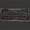 Vintage Typewriter Classic Mechanical Keyboard With Retro Design For Home Decor