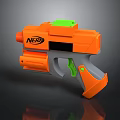 Orange And Green NERF Toy Gun For Children Outdoor Playtime Fun