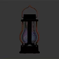 Retro kerosene lamp sci-fi kerosene lamp 3d model