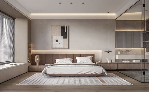 Modern Bedroom 3d model