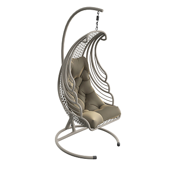 Modern Hanging Chair Leisure Fabric Hanging Chair 3d model