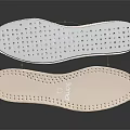 Spenco Black and Brown Insoles with Breathable Holes for Comfort
