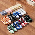 Shoes sneaker Slippers Casual Shoes Jogging Shoes Shoe Box 3d model