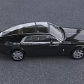 Black Rolls Royce Sedan With Luxury Front Grille And License Plate 08