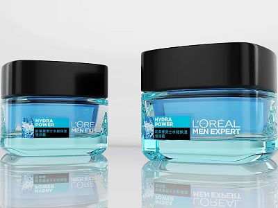 Loreal Men Expert Hydra Moisturizing Cream For Men Premium Skincare Product 3d model