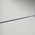 Modern Minimalist Linear Pendant Light With Sleek Metal Design And Warm Illumination