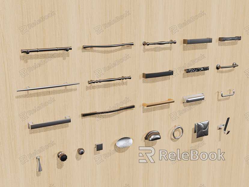 Metal Handle Furniture Handle Button Handle model