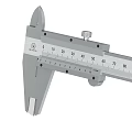 Two Precision Vernier Calipers Metal Measuring Tools With Accurate Scales