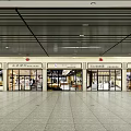 Falling down shops and shops to transform the bazaar 3d model
