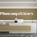 Front Desk 3d model