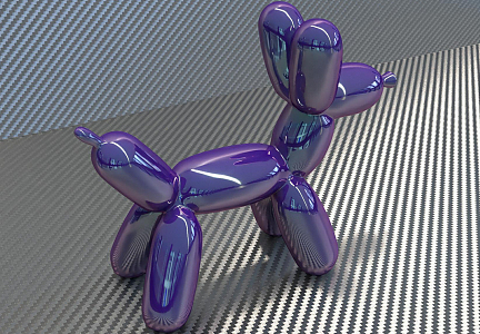 Modern Balloon Toy 3d model