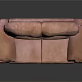 Pink Two Seater Sofa Furniture Design With Soft Cushions And Armrests