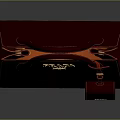 Elegant Prada Red Leather Handbag With Structured Design And Logo Strap