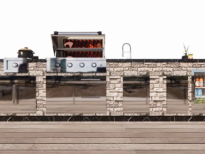 Modern Bar 3d model Modern Bar 3d model