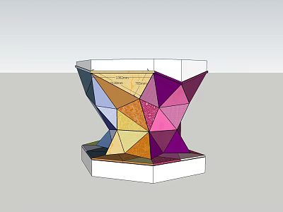 Modern Public Chair Diamond Sofa Abroad 3d model