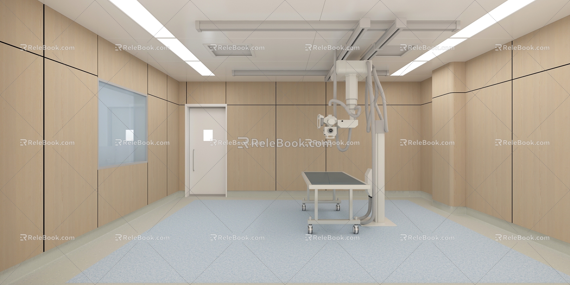 Modern DR Room Hospital Room 3d model