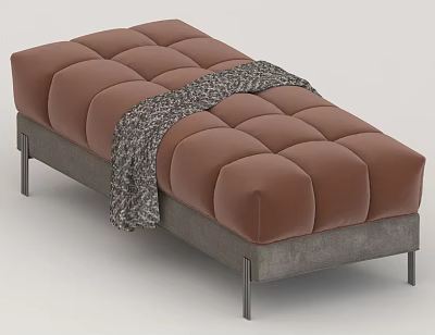 bench stool sofa stool 3d model