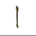 Old Worn Metal Open End Wrench for Hardware Tools Repair and Maintenance