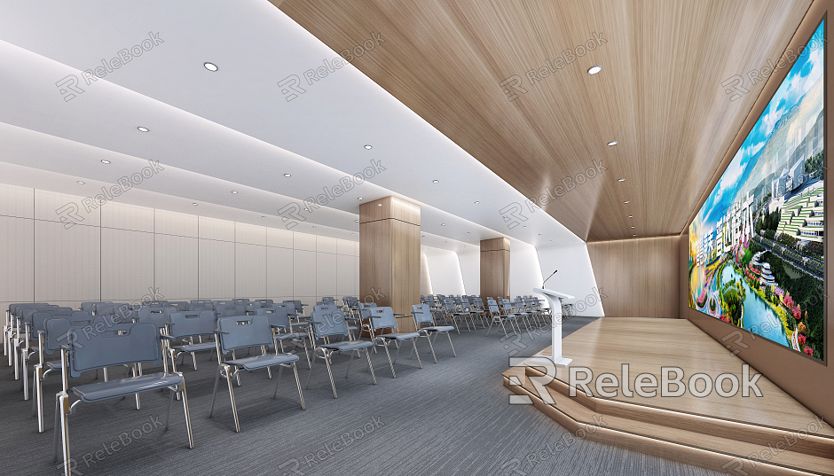 Modern Conference Hall Report Hall model