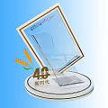 Display Shelf Showcasing 4G New Era Grain Products with Elegant Packaged Boxes