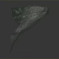 Stylish Green Bandana With White Floral Prints Made Of Cotton For Everyday Wear