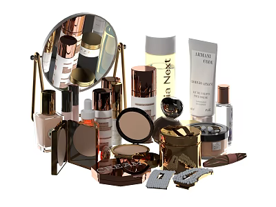 Modern Cosmetic Combinations 3d model