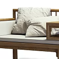 New Chinese-style Lohan Bed 3d model