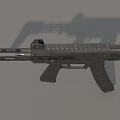 Modern Tactical Assault Rifle with Metal Body Magazine and Tactical Rail