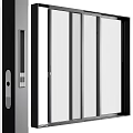 window frame sliding window casement window 3d model