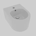 Modern White Ceramic Toilet With Sleek Design For Bathroom Interiors