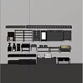 Stainless Steel Commercial Kitchen Appliances With Open Layout And Cooking Equipment