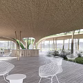 Modern gallery pavilion gallery 3d model
